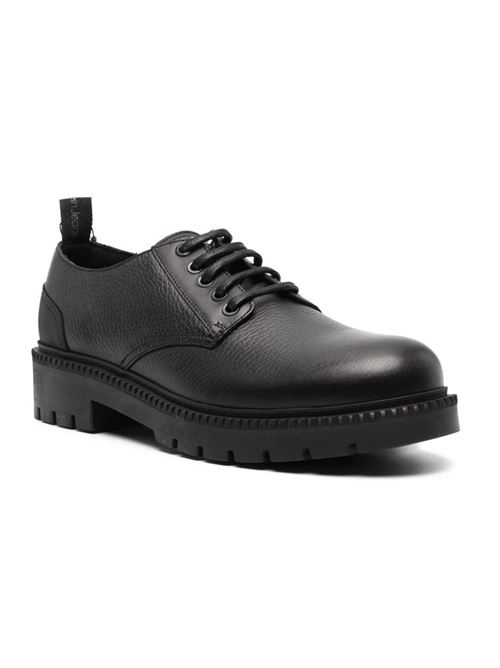 CALVIN KLEIN Men's Leather Lace-Up Shoes CALVIN KLEIN | YM0YM007490GT